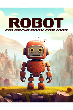 Robot Coloring Book for Kids